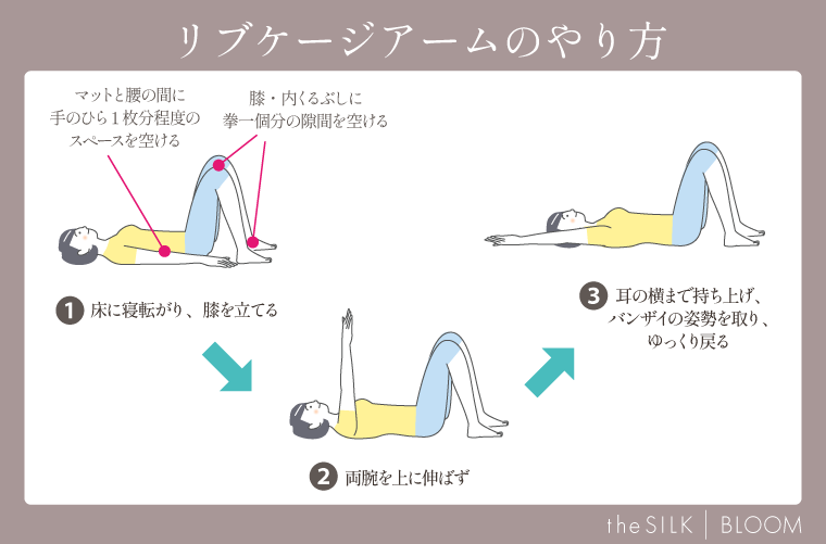 リブケージアームのやり方