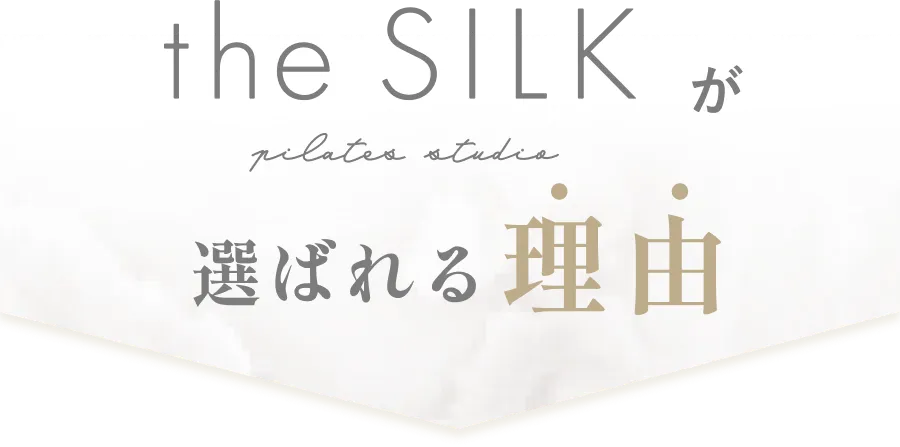the SILKが選ばれる理由