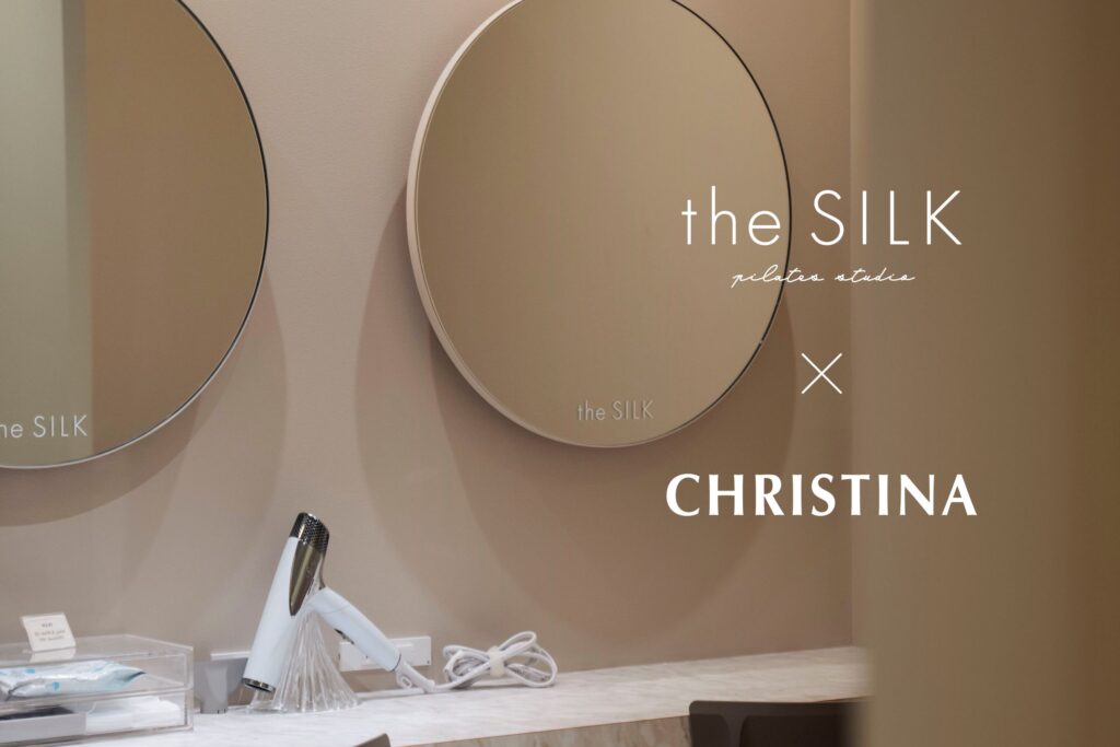 the SILK × CHRISTINA コラボレーション パウダールーム